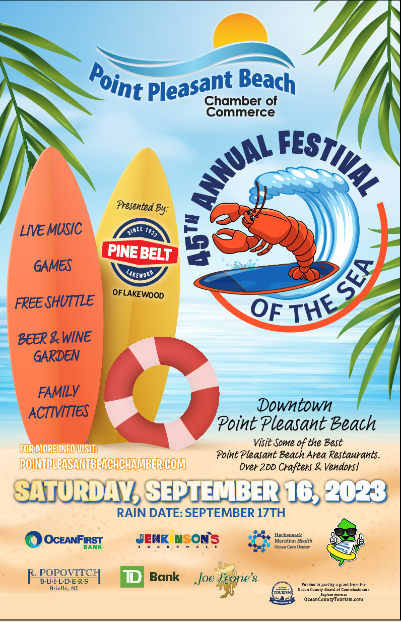 45th Annual Festival of the Sea Point Pleasant Beach Chamber of Commerce